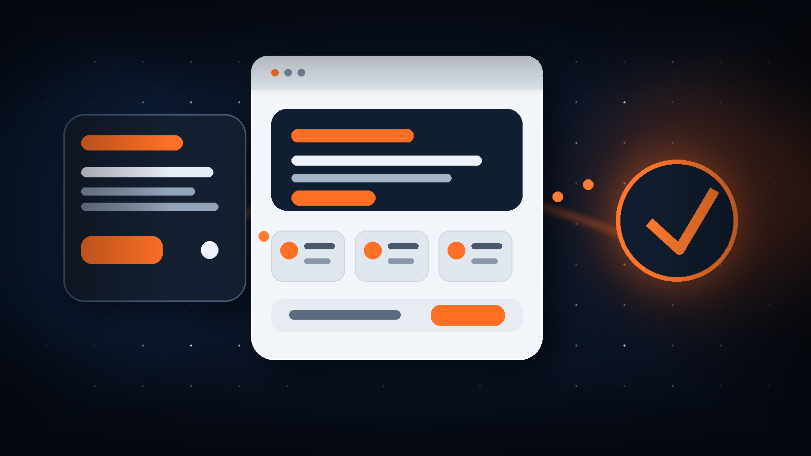 Landing page para Google Ads representada como un recorrido visual desde el anuncio hasta la conversión